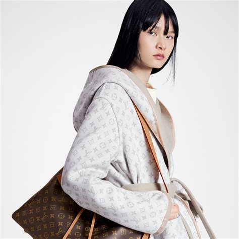 lv hooded wrap coat with belt|Reversible Signature Hooded Wrap Coat .